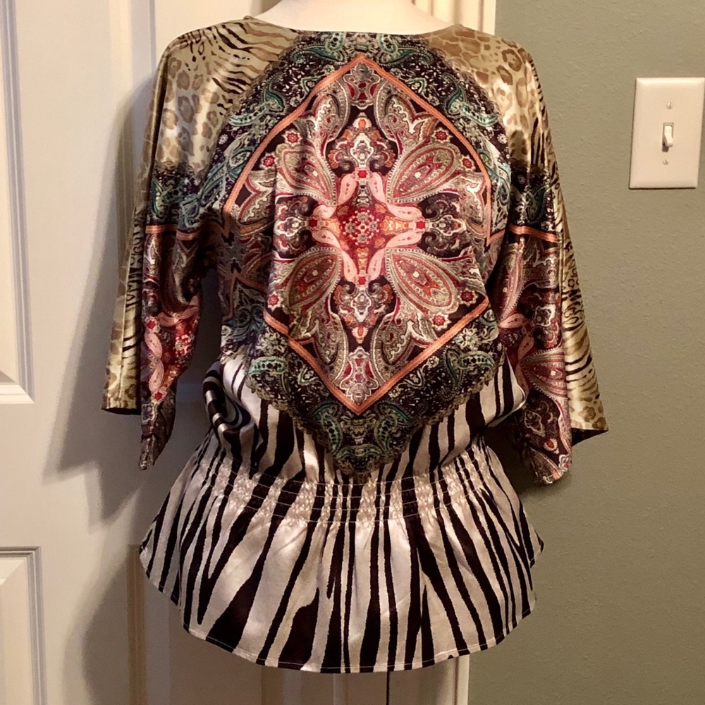 🧚🏼Host Pick🧚🏼Chico’s boho style blouse